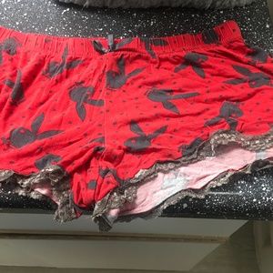 Playboy shorts pj set